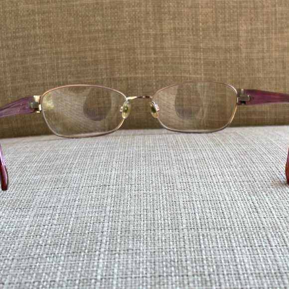 Anne Klein Women Eyeglasses Frame Red/Gold Tone glasses - Picture 11 of 11